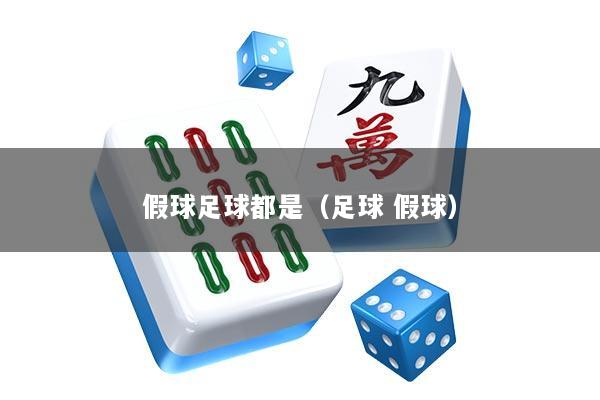 假球足球都是（足球 假球）